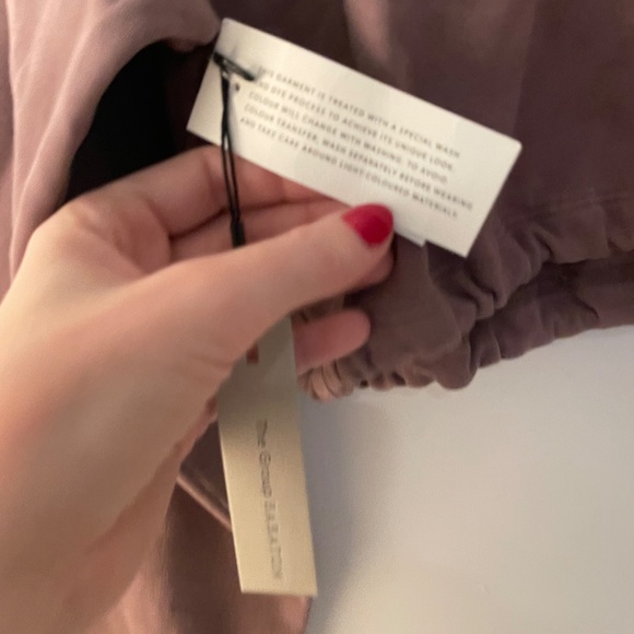 Aritzia The Group By Babaton Region Sweatshirt Cinchable Crew Neck Crop - Picture 5 of 5